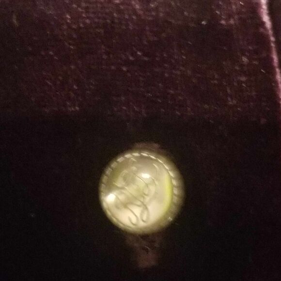 Lauren by Ralph Lauren Purple Velvet Long Sleeve Button Up 90's Womens Top Sz 4 - Picture 9 of 12